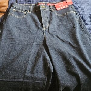 NWT SPANX Brand SPANXshape Authentic Wide Leg Jeans 1X | Medium Compression
